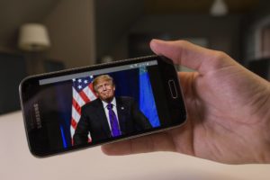 smartphone Donald Trump